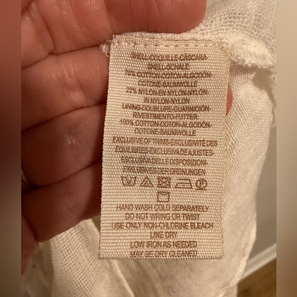 Free People New Romantics Ivory Boho Embroidered Lace Midi Dress Size 6 - Picture 11 of 13